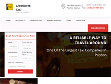 Tablet Screenshot of aphrodite-taxi.com